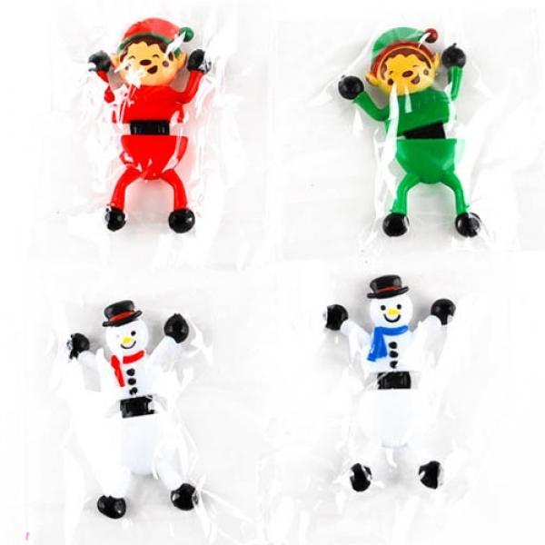 127A,E11] 800 크리스마스 퍼줌 길어지는 눈사람과 소년 찐득이 (12개세트)