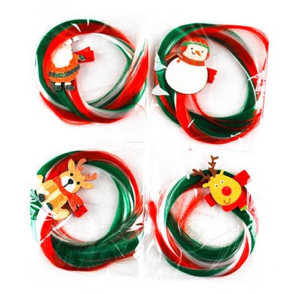 126B] 2000 크리스마스 팬시피아 캐릭터 헤어피스 (12개세트)