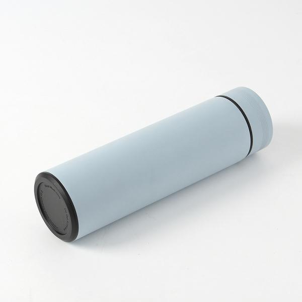 스마트 LED 온도표시 보온병 500ml (스카이)