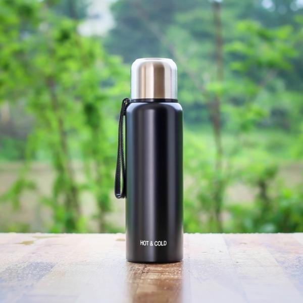 핫앤콜드 듀얼 진공 보온병 보온물병(800ml) (블랙)