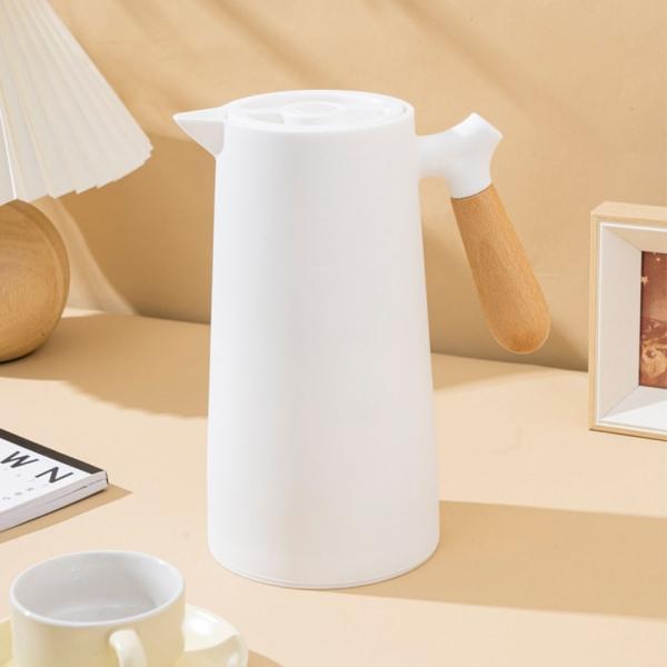 올데이 이중 보온주전자 1L (화이트)