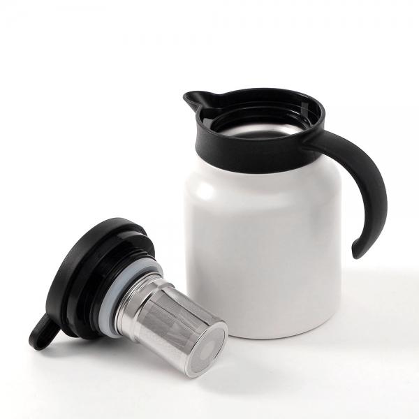 티웨어 이중진공 보온주전자 900ml (화이트)