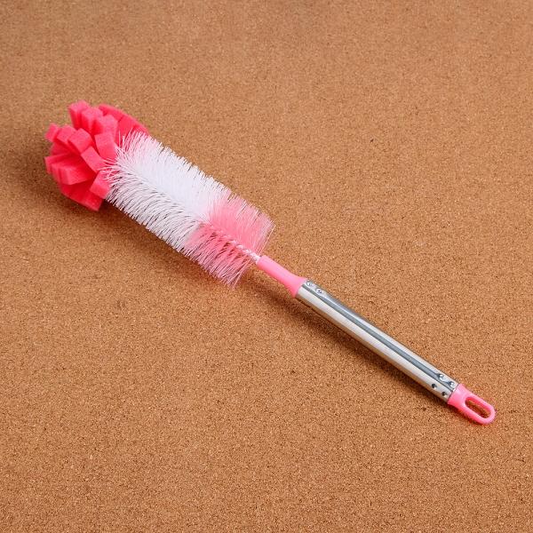 물병 세척 스펀지 병솔 보온병 브러쉬 (34cm 랜덤)