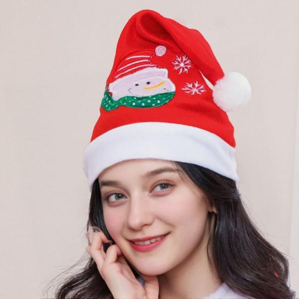 산타와친구들 크리스마스모자 눈사람