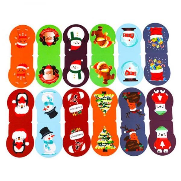 136C,136D] 300 크리스마스 팬시피아 미니 카드 (12개세트)