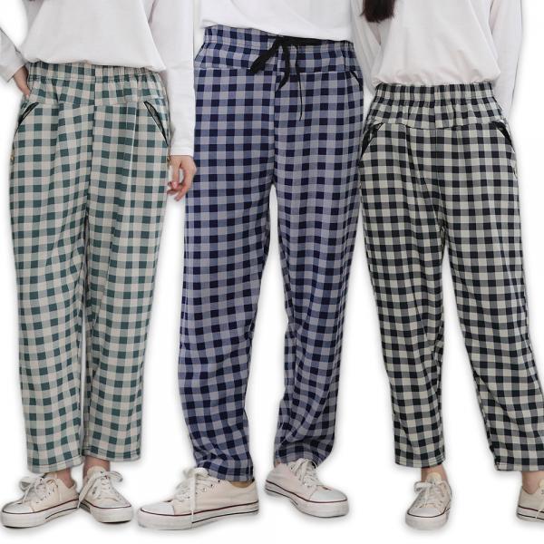 여성 남성 남녀공용 체크 기모바지 융털 몸빼바지 겨울 작업복 촌캉스 할머니옷 밀리터리 군복 꽃무늬 시골 일바지