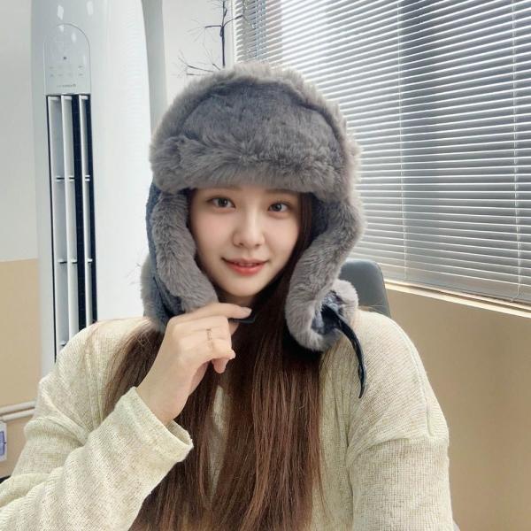 뽀글뽀글 귀달이 군밤모자 겨울 방한모자(그레이)