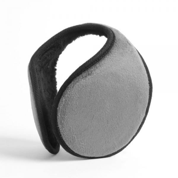 무지 겨울 방한 털귀마개(그레이)