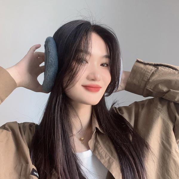 베이직 겨울 방한 귀마개(에쉬블루)