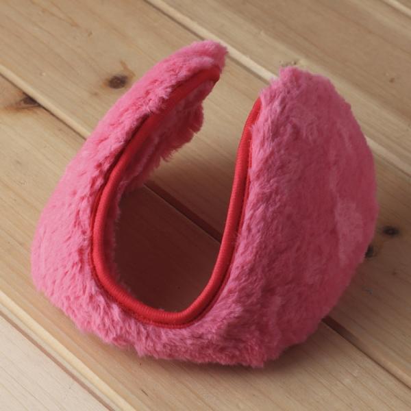 양면털 겨울 방한 귀마개(핑크)