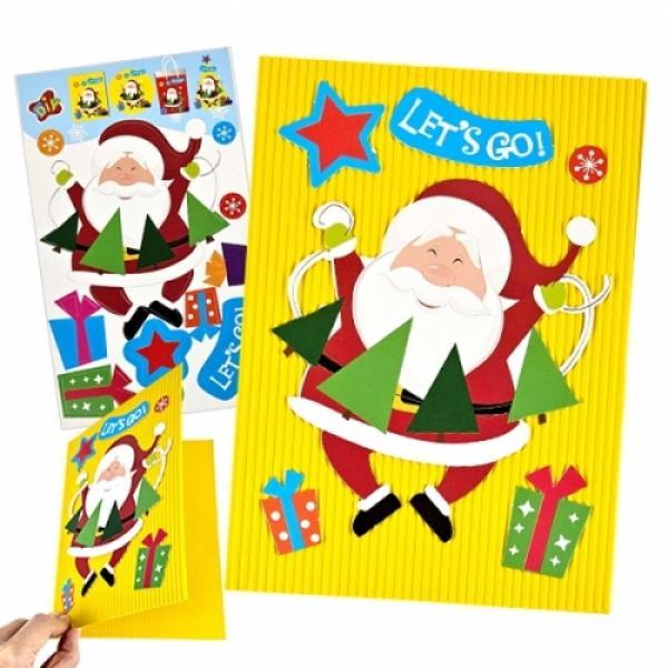 크리스마스 카드꾸미기-산타