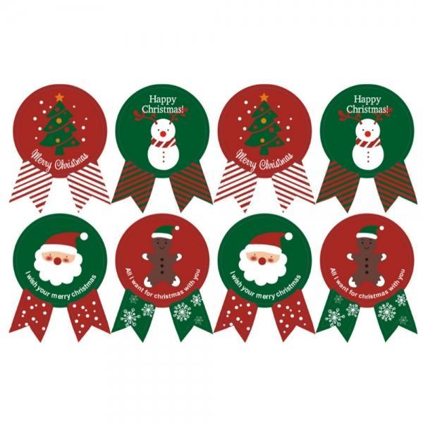 크리스마스 선물 스티커 10장