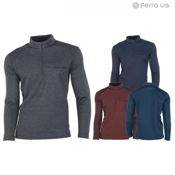 페라어스 남성 등산 반집업 기모 티셔츠 OCTSR5037W1