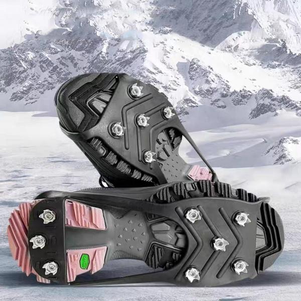 토토리빙 겨울아이젠 도시형아이젠 휴대용아이젠 빙판길 밴드형 성인용 미끄럼방지 신발