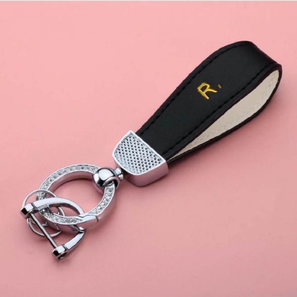 키홀더 여자자동차키링 가죽키링 차량용키링 블랙