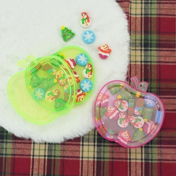 크리스마스 미니미 케이스 지우개 랜덤지우개