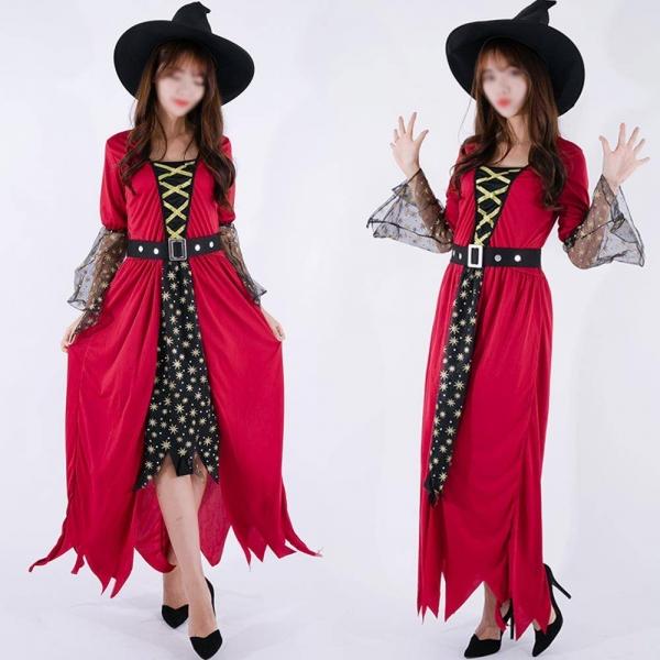 레드마녀 호러 코스튬 분장의상(성인여자) 파티의상