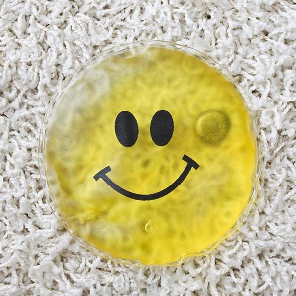 다회용 똑딱이 손난로 스마일 휴대용손난로 겨울용품