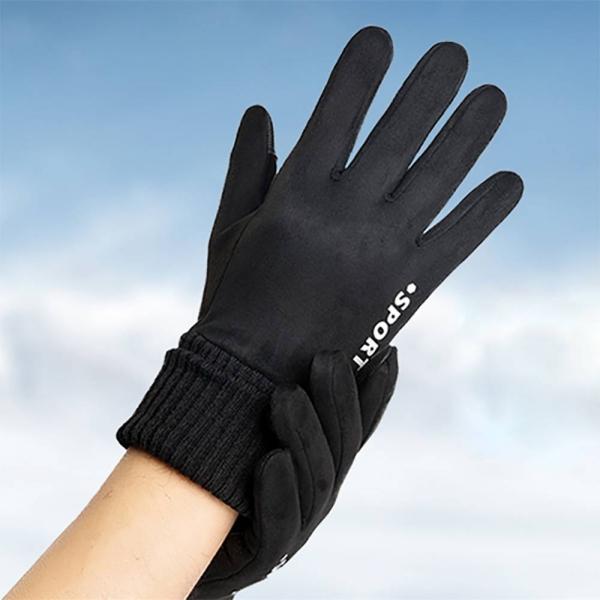 스웨이드스포츠방한장갑 겨울 여성 남자