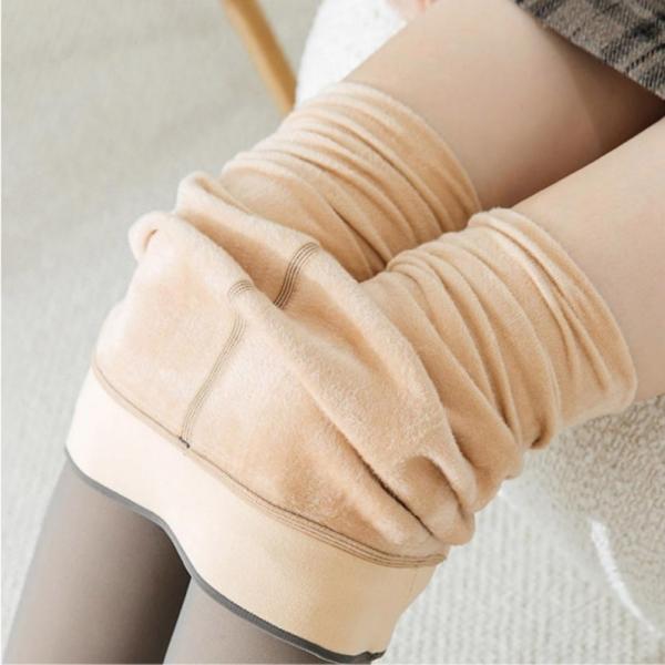 착시스타킹 겨울 기모 고탄력 페이크 학생 허리밴딩 팬티 타이즈