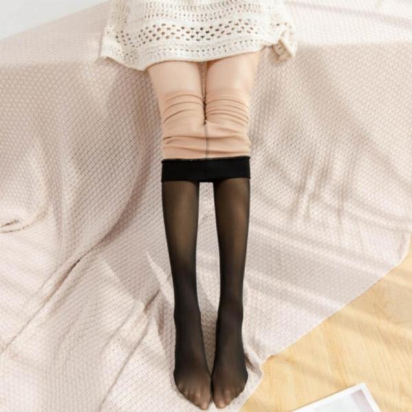 착시스타킹 기모 겨울 유발 검스 두툼한 따뜻한 팬티 타이즈