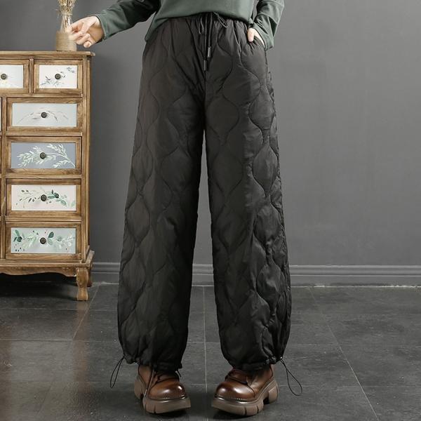 겨울 조거 방풍 패딩바지 셔링 조거팬츠