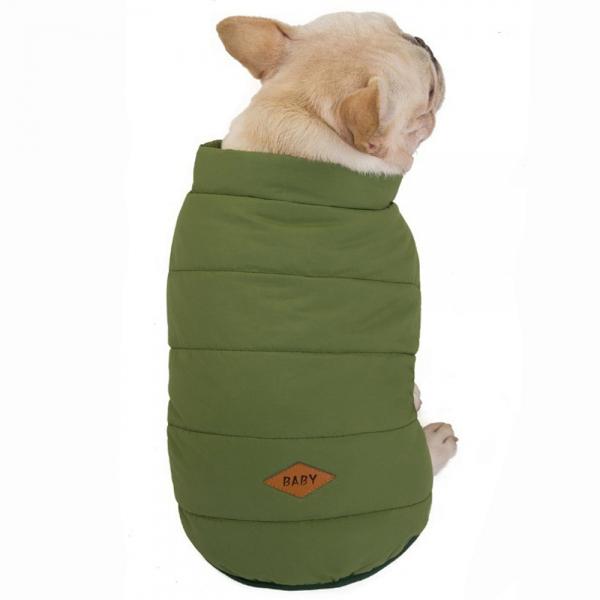 겨울내내 패딩조끼 반려견옷 L 그린