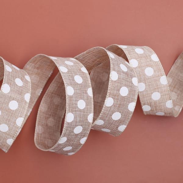 땡땡이 크리스마스 리본 3m