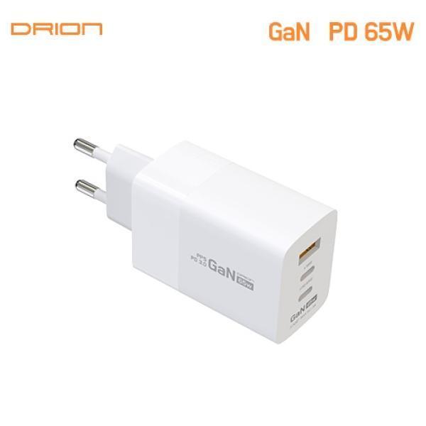[드리온]가정용 PD65W 3포트 충전기 (케이블 미포함)DR-PD65W-T7