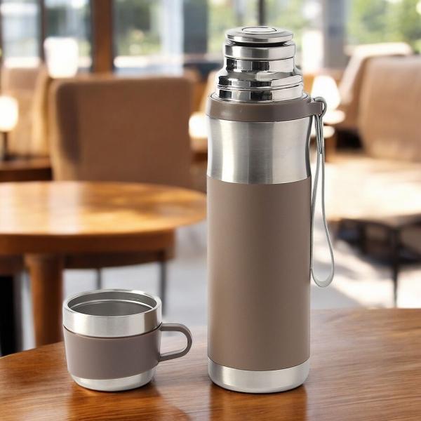 웰데이 티보틀 보온병 뚜껑컵 1L 등산 캠핑 보냉병