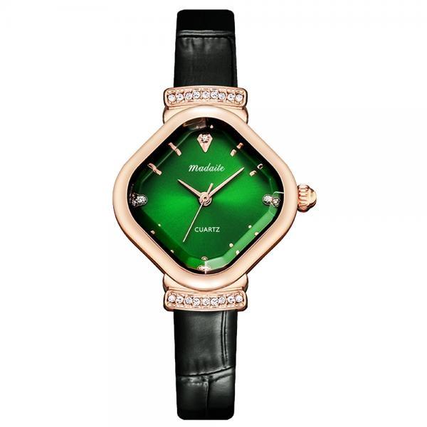 미니 스퀘어 여성 정장 패션 가죽 고급 쥬얼리 학생 여자 손목시계