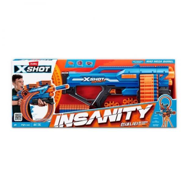 X-SHOT 엑스샷 인새니티 매가배럴 72다트 (랜덤발송)