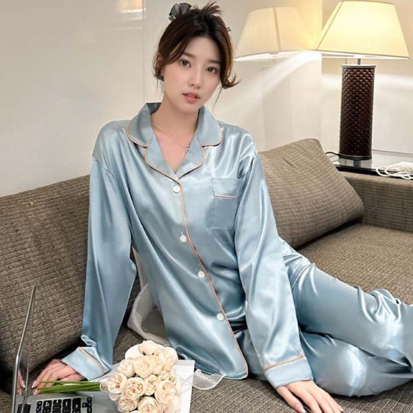 온모어 잠옷세트 여자잠옷 여성잠옷 실크잠옷 수면