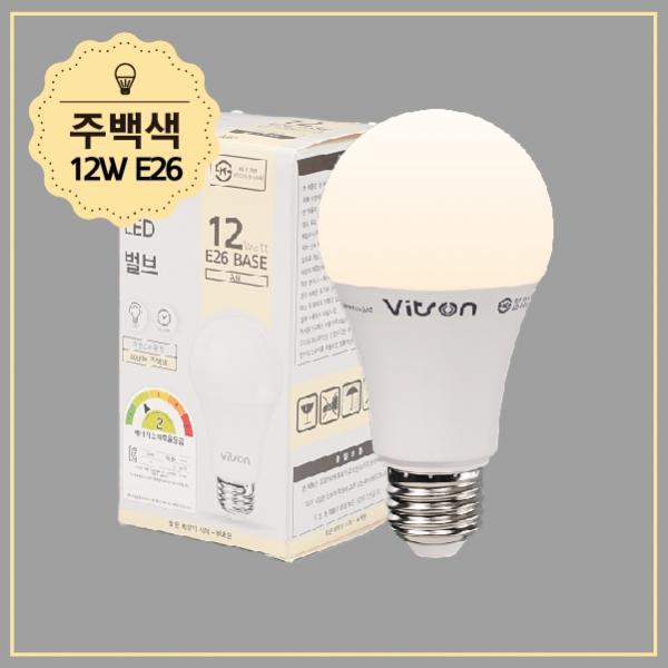 벌브 LED W 12W 주백 A60 KS