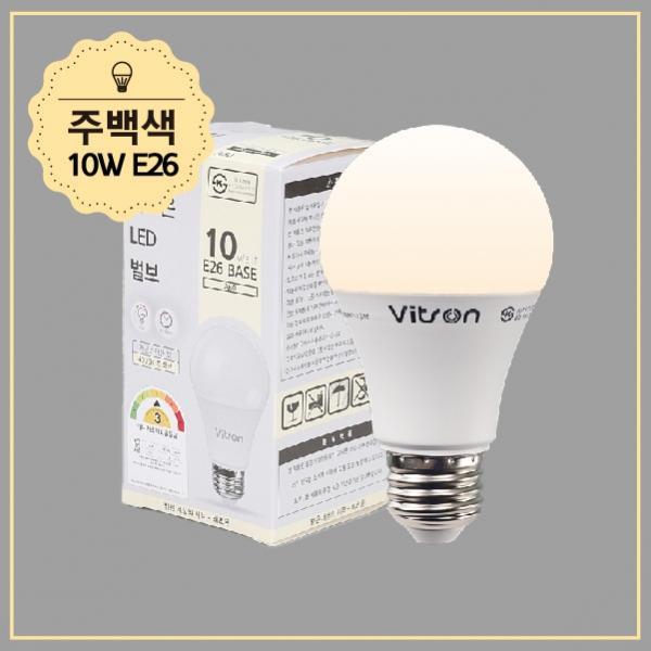 벌브 LED W 10W 주백 A60 KS