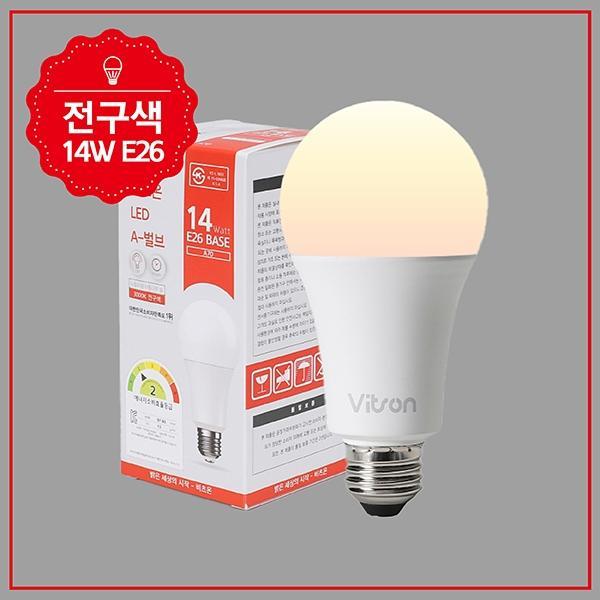 A-벌브 LED 14W 전구 KS A70