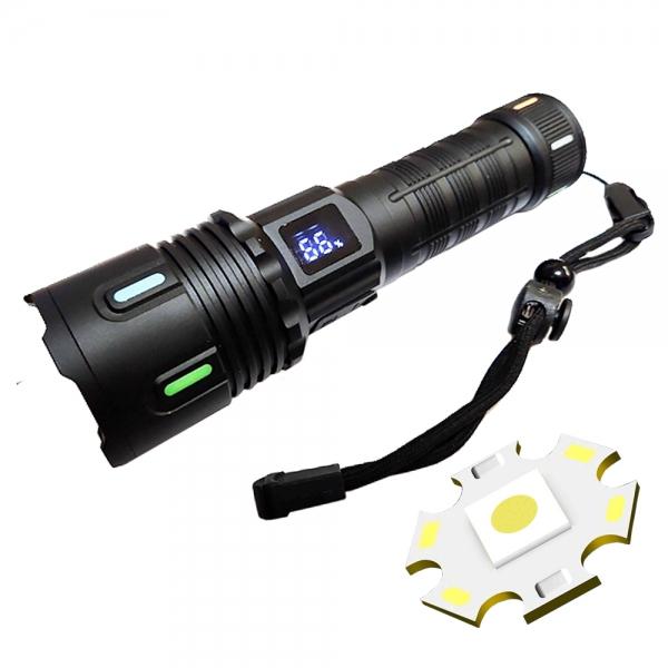 손전등 WhiteLaser LED 충전식 줌 라이트 손전등 DJ57