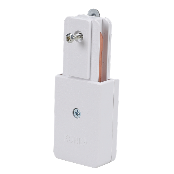 레일부속 전원 마감 화이트 KC