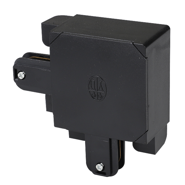 레일부속 RACEWAY 일체형 광폭 ㄱ자 블랙 KC