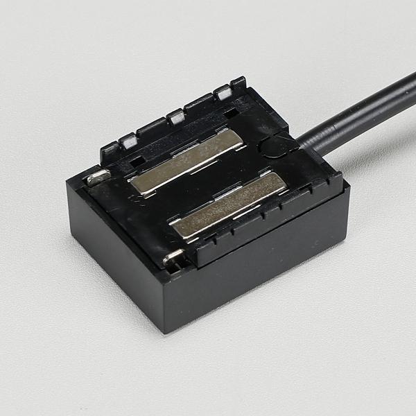 마그네틱레일 부속 전원공급플러그 블랙