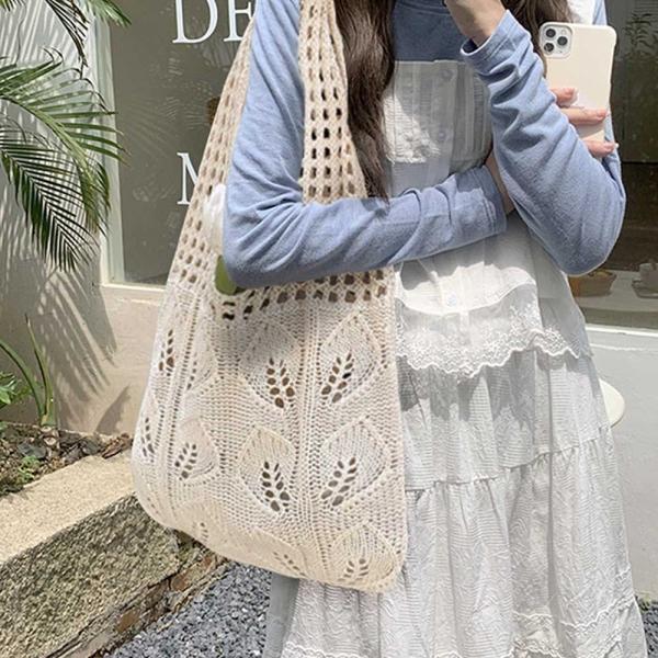 여자 여름 휴가 룩 신혼 여행 가방 준비 숄더 백 코디