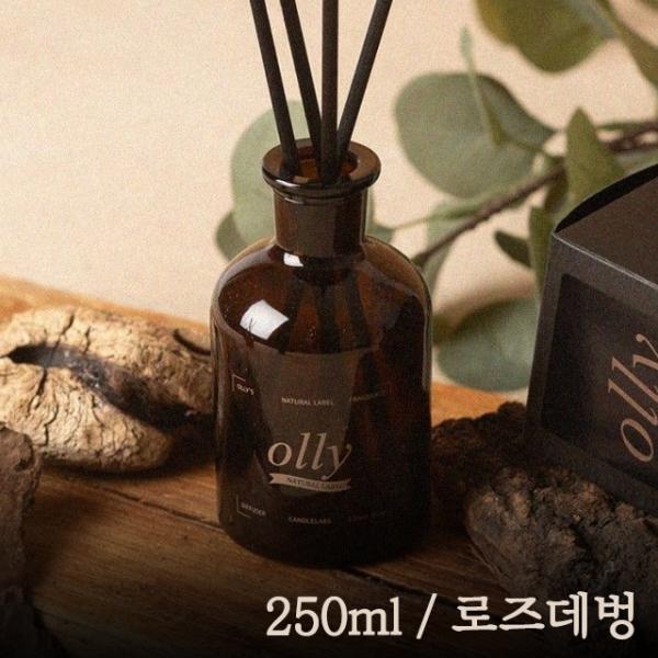 올리 내추럴 라벨 디퓨저 세트 250ml_로즈데벙