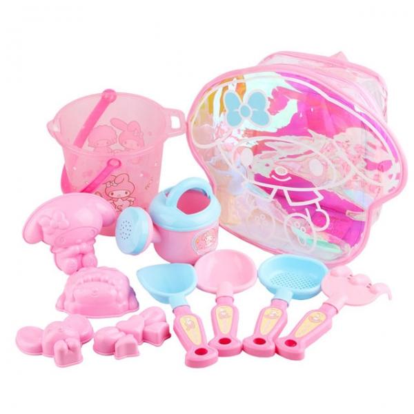 마이멜로디 가방 모래놀이