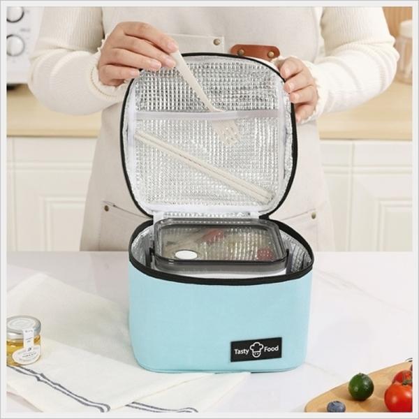 휴대용 보온 보냉 도시락 가방 런치백 파우치