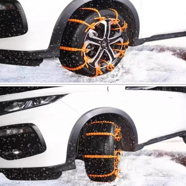 겨울 차량 미끄럼방지 스노우 눈 체인 케이블타이