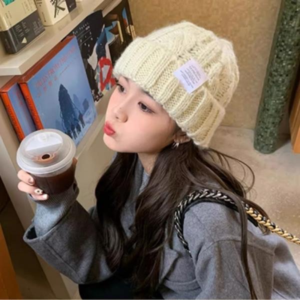 심플한 겨울 여성 스키 방한 군밤 벙거지 털 모자