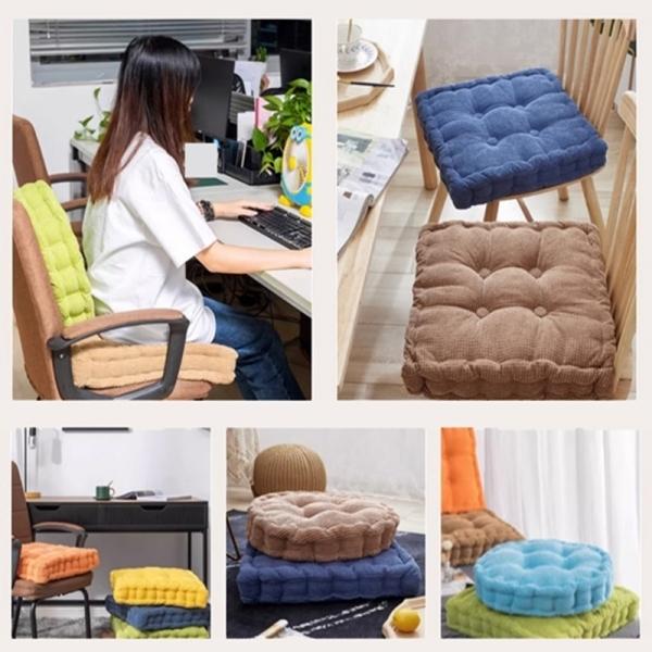 겨울용 두툼한 벌짚 사무실 쇼파 푹신한 쿠션 방석