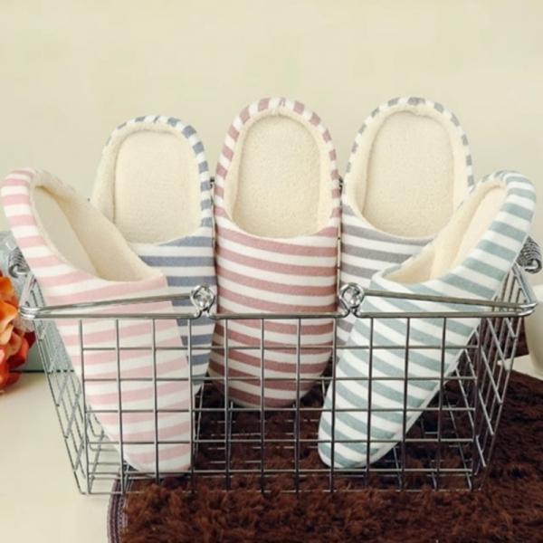 학교 사무실 회사 가정용 방한 털 쿠션 실내 슬리퍼