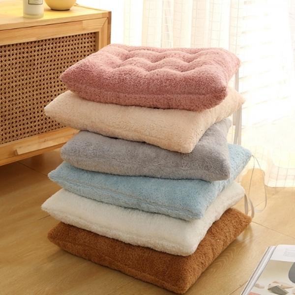 사무실 직장인 겨울 학생 푹신한 부드러운 털 방석