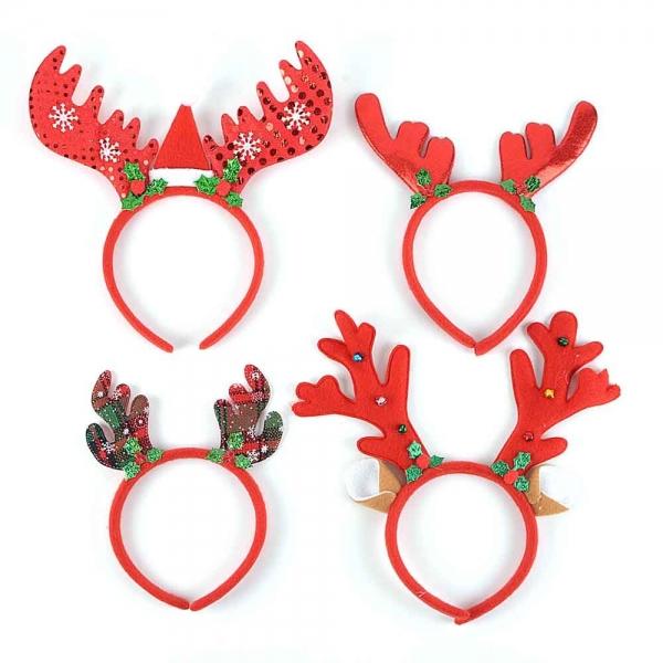 크리스마스 머리띠 루돌프 헤어밴드